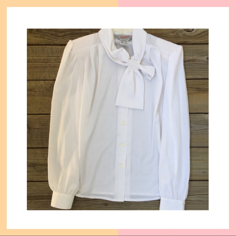 Vintage Blouse w/ Bow